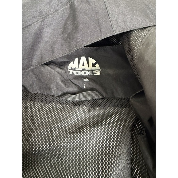 Mac Tools Windbreaker Jacket Men's Size Large Black - Picture 6 of 11